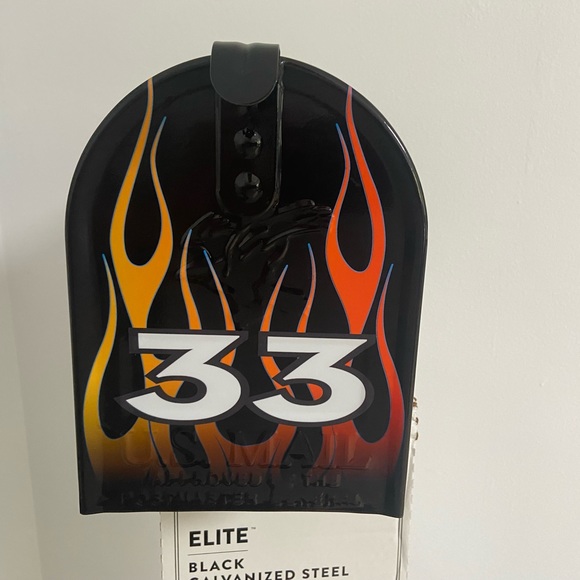 Custom Mailbox with Hotrod Flames. Add your name & address optional. Gift ideas - Picture 2 of 10